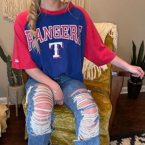 Texas Rangers Cropped Tee